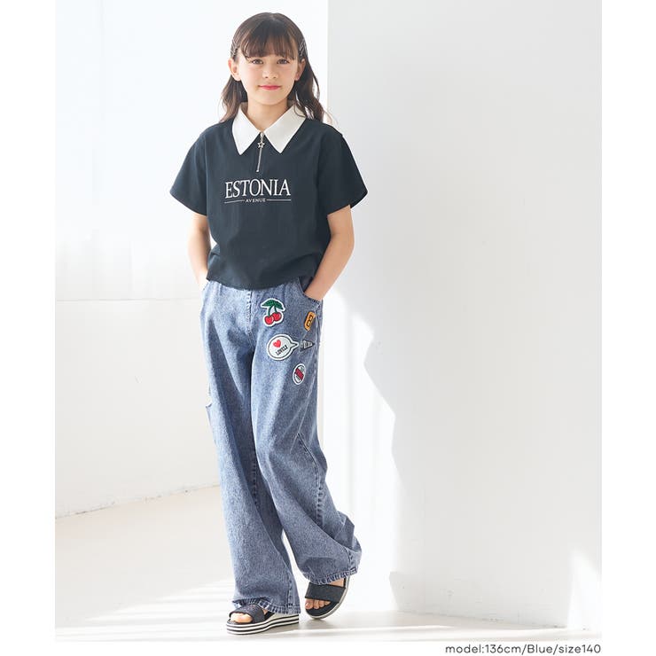 遊び心たっぷり♪デニムワッペンパンツ | coca | 詳細画像6 