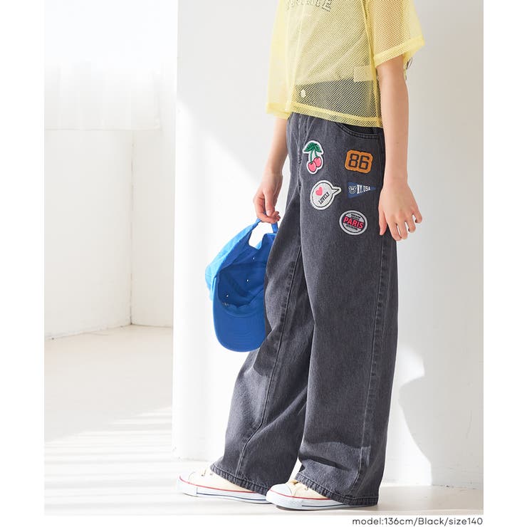 遊び心たっぷり♪デニムワッペンパンツ | coca | 詳細画像9 