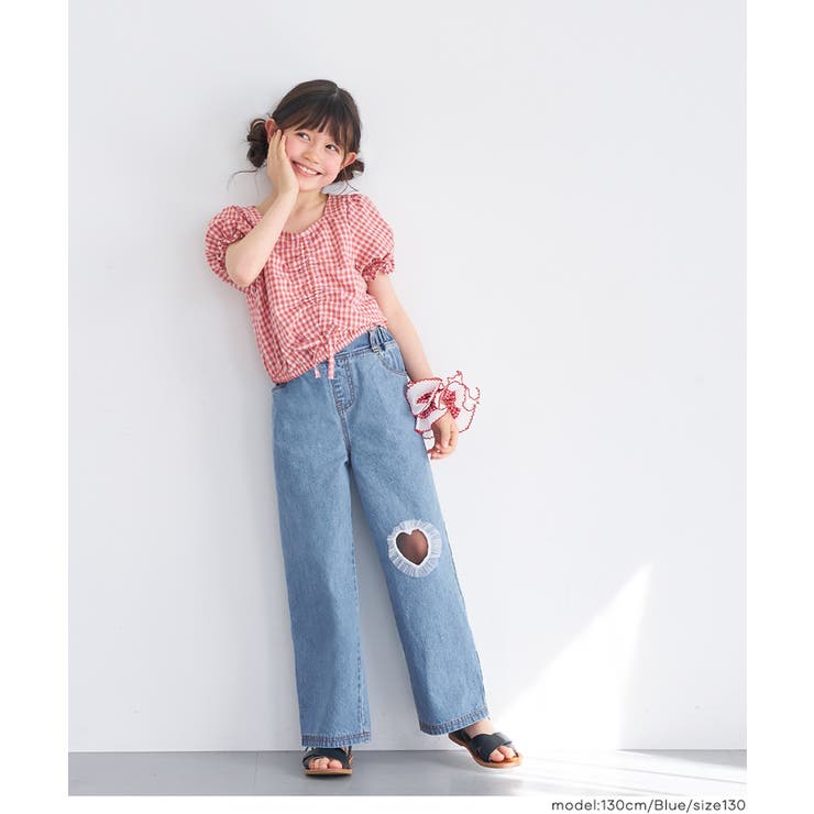 デニムフリルハートパンツ | coca | 詳細画像2 