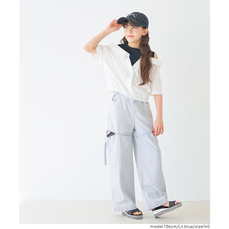 デニムベルトスリットパンツ | coca | 詳細画像14 
