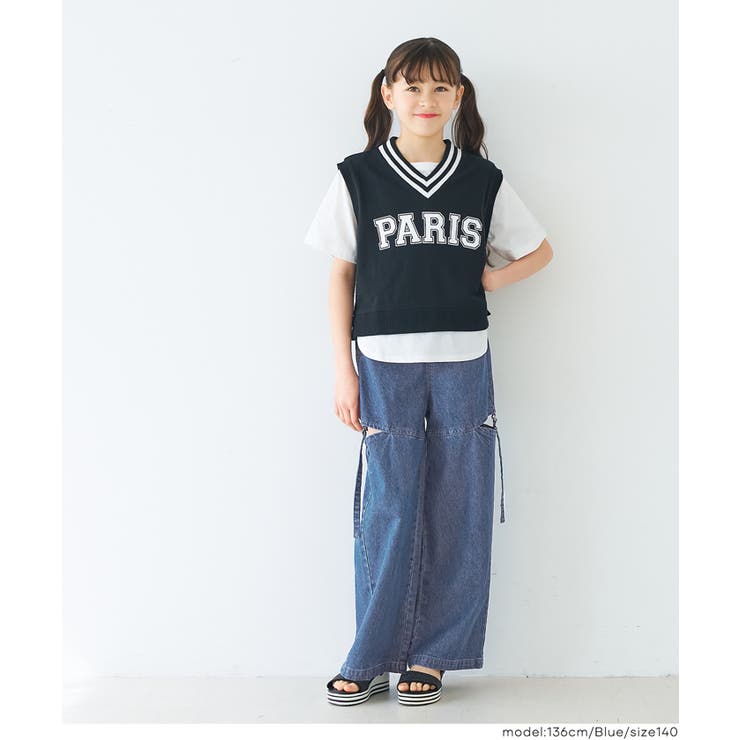 デニムベルトスリットパンツ | coca | 詳細画像8 