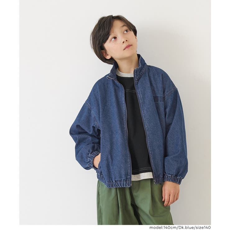 ［Dk.blue］ | デニムブルゾン | coca