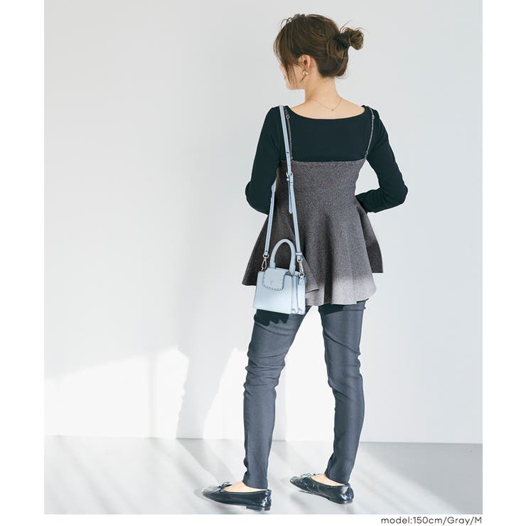 ペプラムニットキャミソール | coca | 詳細画像15 