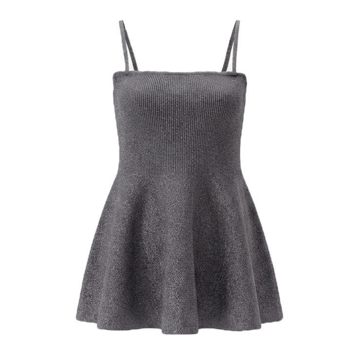 ペプラムニットキャミソール | coca | 詳細画像3 