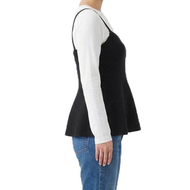 ペプラムニットキャミソール | coca | 詳細画像7 