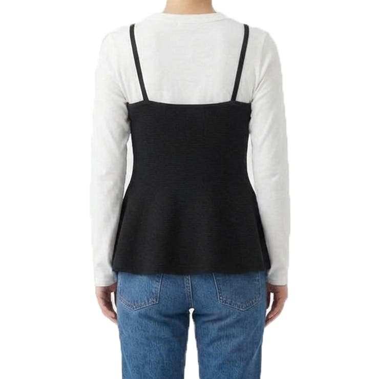 ペプラムニットキャミソール | coca | 詳細画像8 