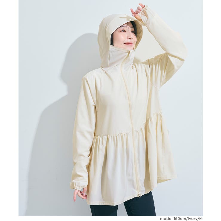 UVカットティアードパーカー レディース | coca | 詳細画像13 