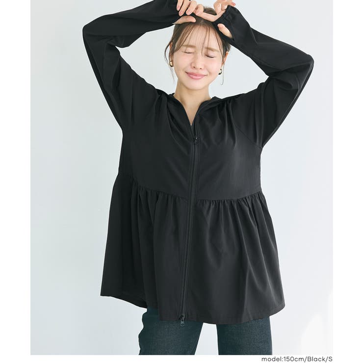 UVカットティアードパーカー レディース | coca | 詳細画像22 