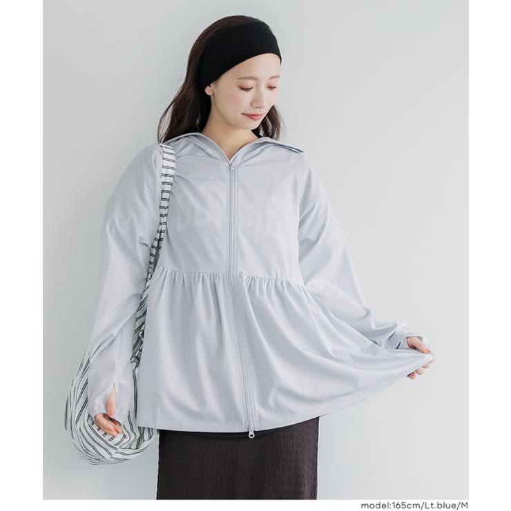 UVカットティアードパーカー レディース | coca | 詳細画像26 