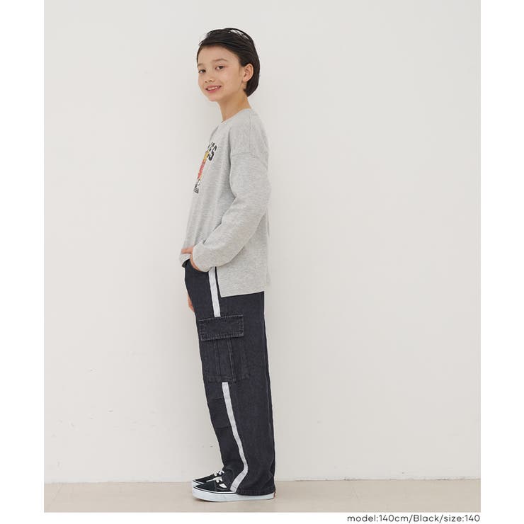 デニムラインカーゴパンツ | coca | 詳細画像12 