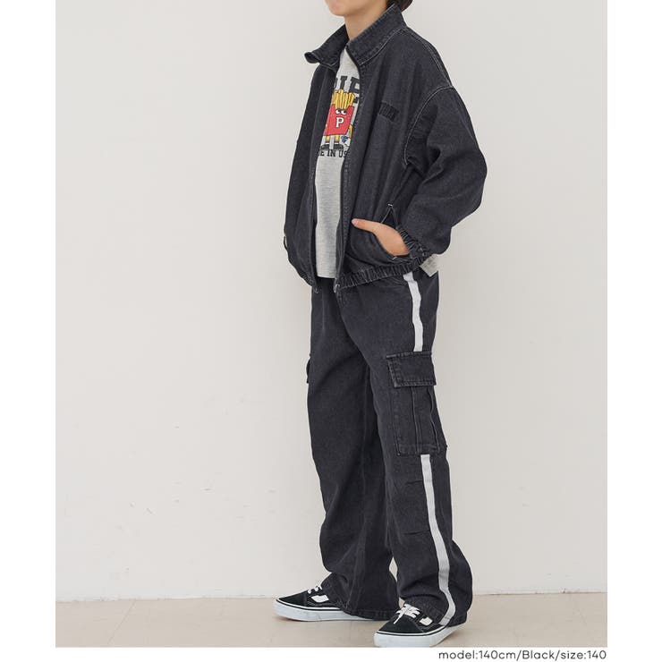 デニムラインカーゴパンツ | coca | 詳細画像13 