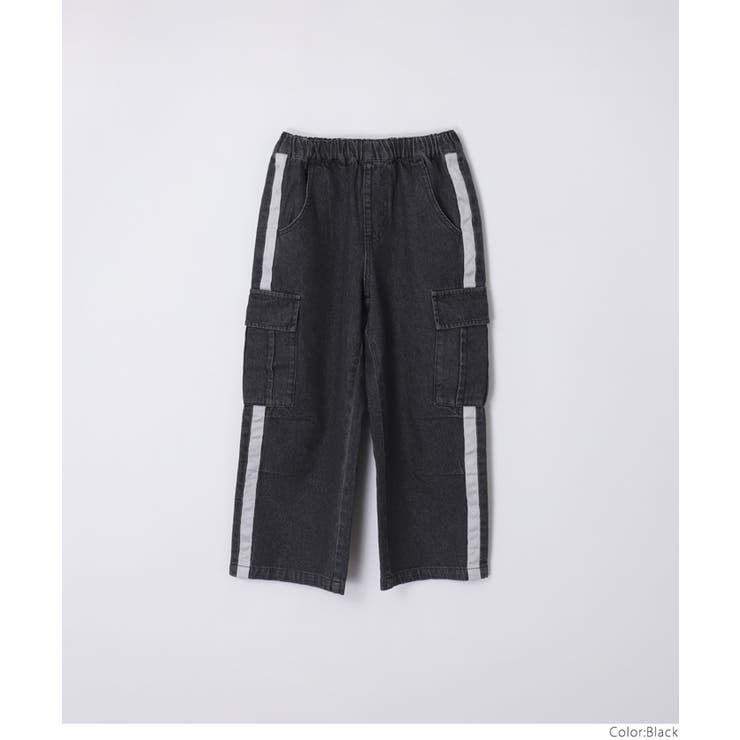 デニムラインカーゴパンツ | coca | 詳細画像3 
