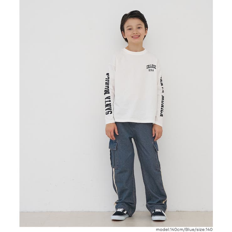 デニムラインカーゴパンツ | coca | 詳細画像7 