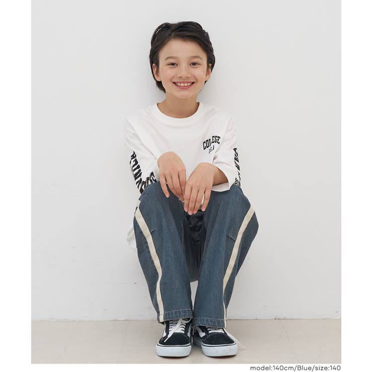 デニムラインカーゴパンツ | coca | 詳細画像9 