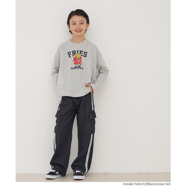 デニムラインカーゴパンツ | coca | 詳細画像10 