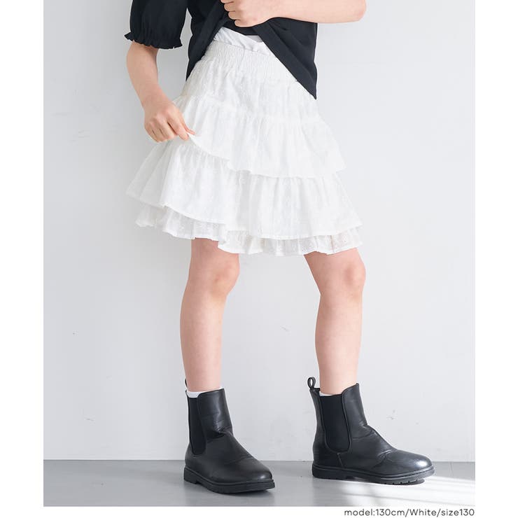 レースフリルスカート | coca | 詳細画像3 