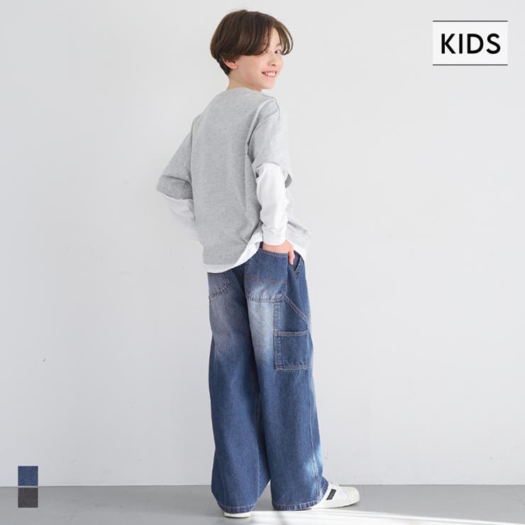 デニムペインターパンツ キッズ | coca | 詳細画像1 