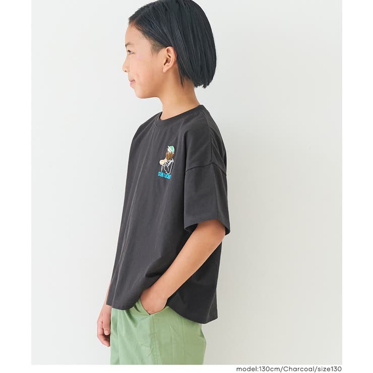 ワンポイント刺繍Tシャツ キッズ | coca | 詳細画像3 