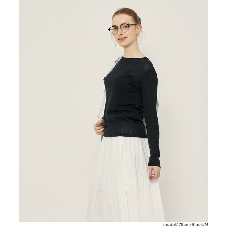 シアージョーゼット長袖トップス | coca | 詳細画像16 