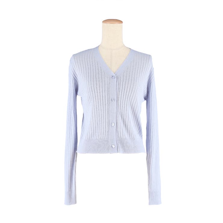 程よい透け感が女性らしい、シアーニットコンパクトカーディガン | coca | 詳細画像2 