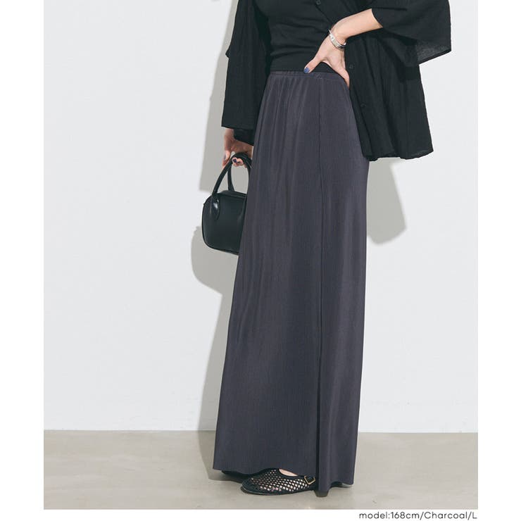 ストレッチプリーツIラインスカート | coca | 詳細画像11 