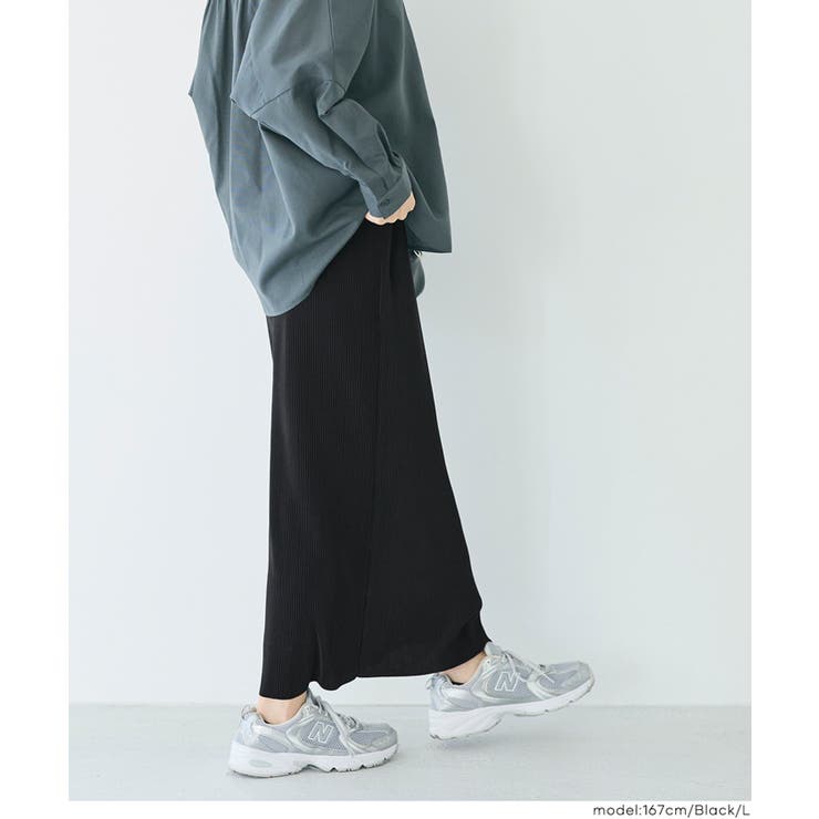 ストレッチプリーツIラインスカート | coca | 詳細画像22 