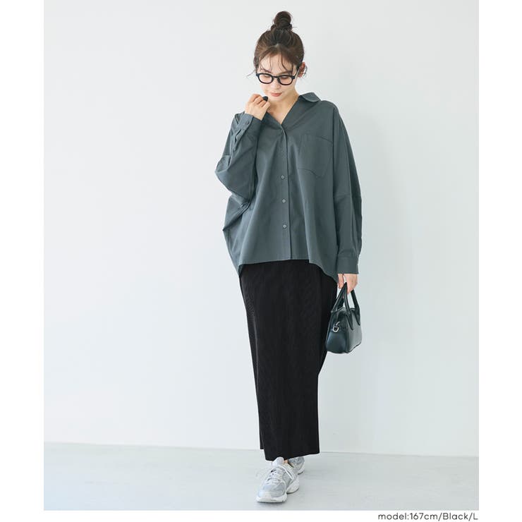 ストレッチプリーツIラインスカート | coca | 詳細画像25 