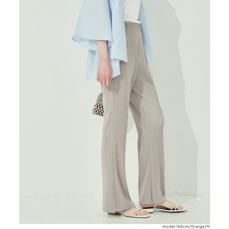 ストレッチプリーツイージーフレアパンツ | coca | 詳細画像15 