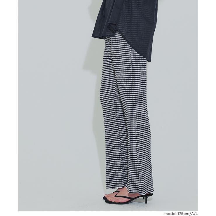 ストレッチプリーツイージーフレアパンツ | coca | 詳細画像23 