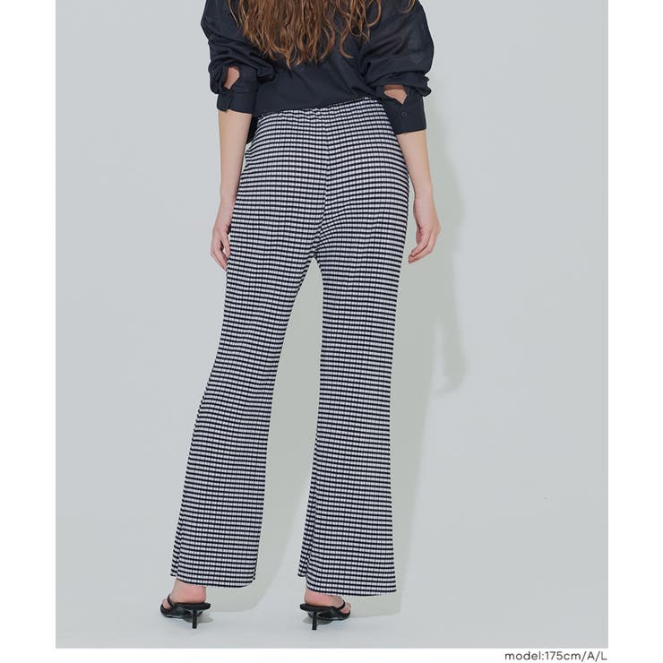 ストレッチプリーツイージーフレアパンツ | coca | 詳細画像24 