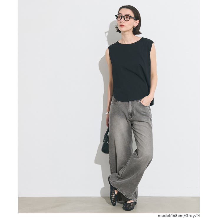 とろみデニムワイドパンツ | coca | 詳細画像13 