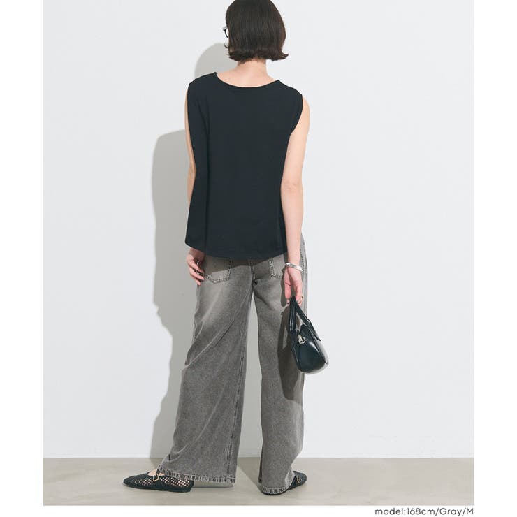 とろみデニムワイドパンツ | coca | 詳細画像14 