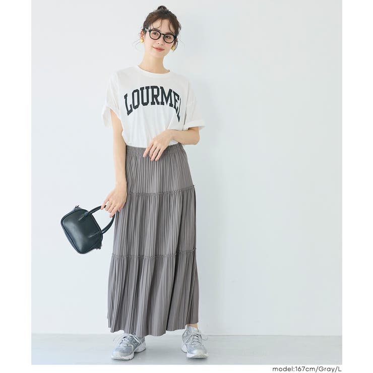 ティアードプリーツスカート | coca | 詳細画像13 