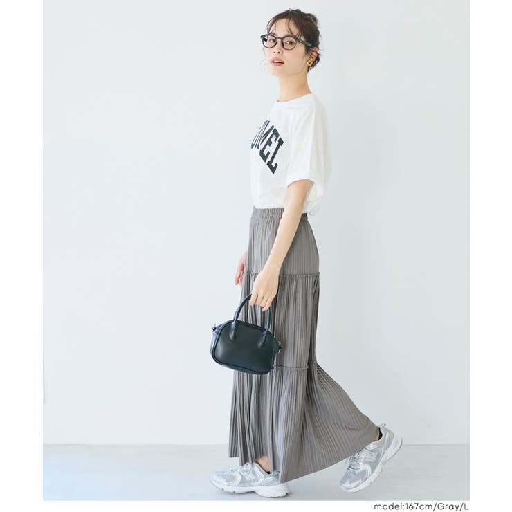 ティアードプリーツスカート | coca | 詳細画像14 