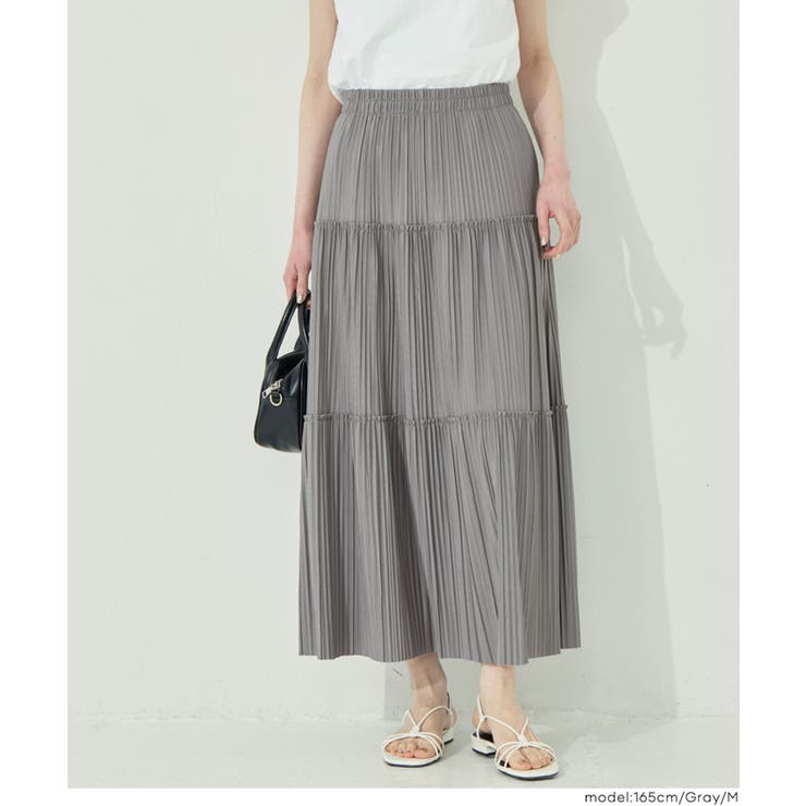 ティアードプリーツスカート | coca | 詳細画像18 