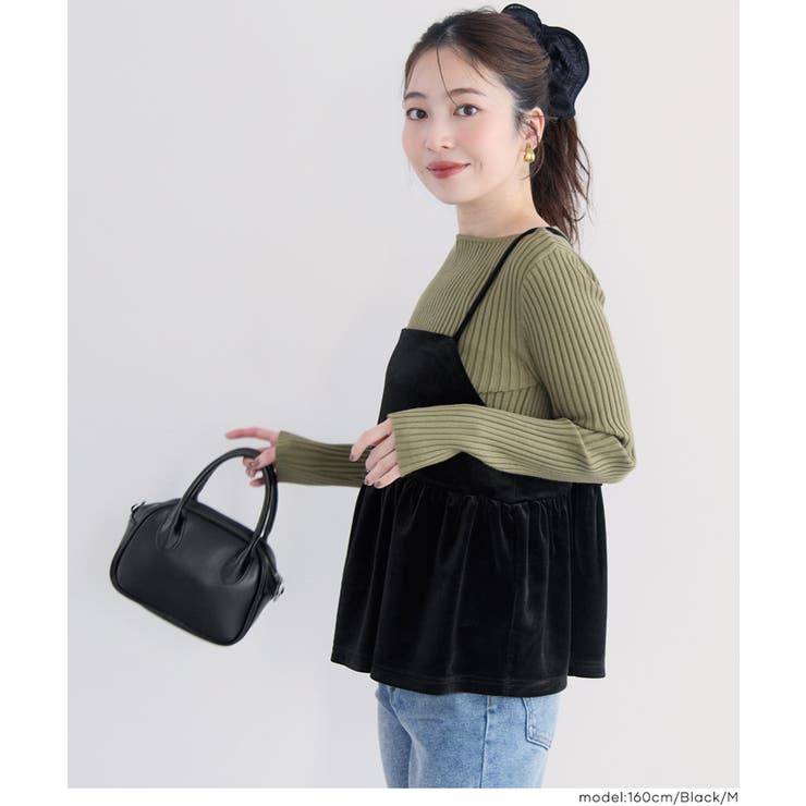 ベロアキャミソール | coca | 詳細画像18 