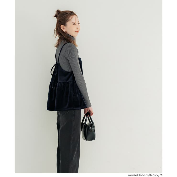 ベロアキャミソール | coca | 詳細画像7 