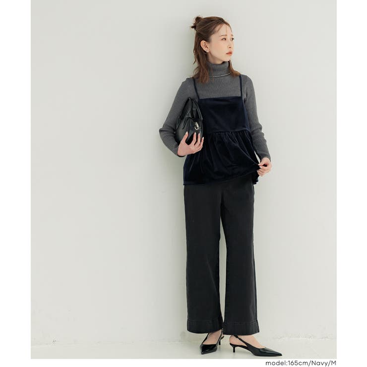 ベロアキャミソール | coca | 詳細画像8 