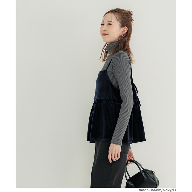 ベロアキャミソール | coca | 詳細画像10 