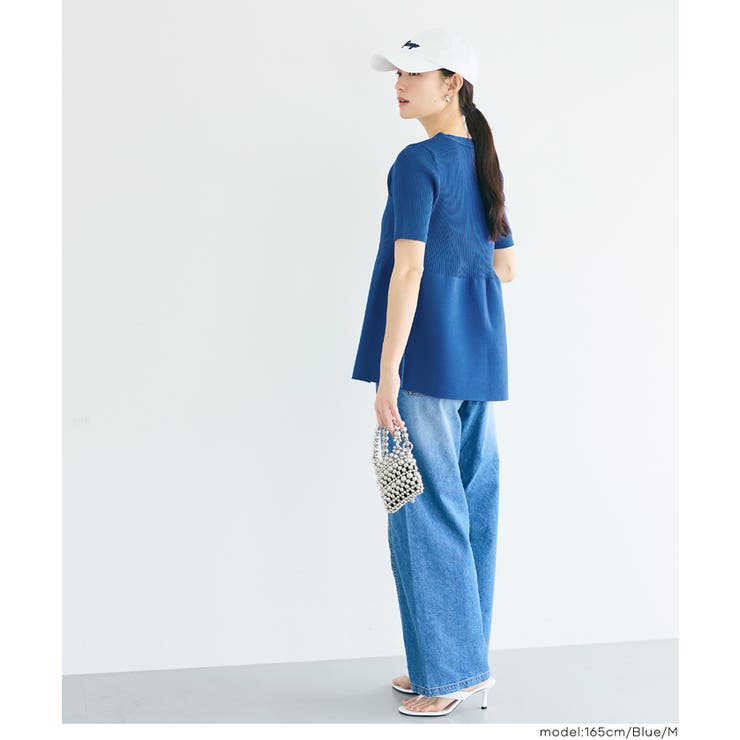 ぺプラムニットカーディガン レディース | coca | 詳細画像15 