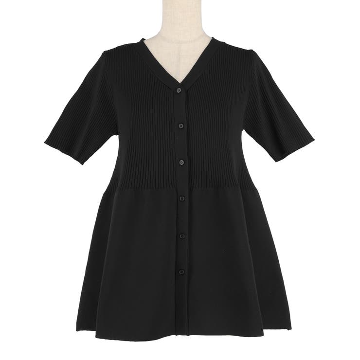 ぺプラムニットカーディガン レディース | coca | 詳細画像3 