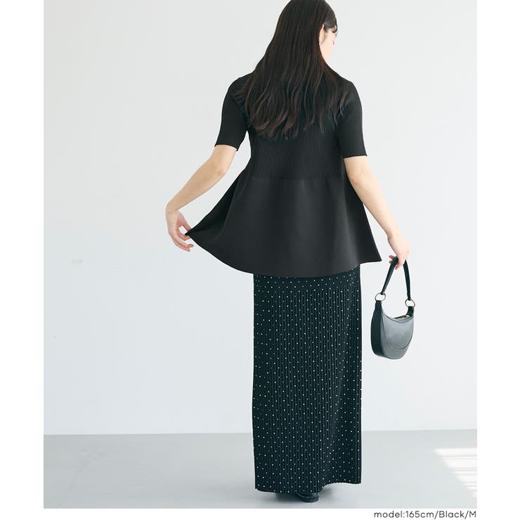 ぺプラムニットカーディガン レディース | coca | 詳細画像7 