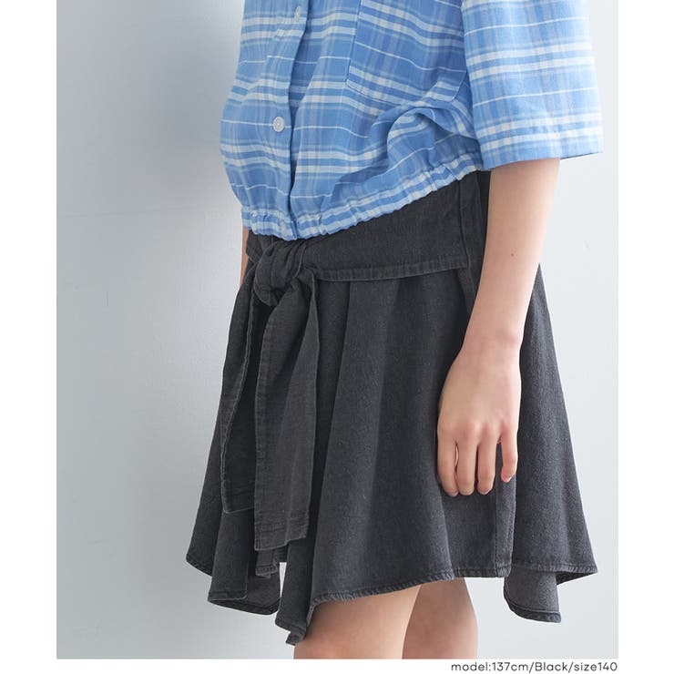 デニム腰巻風スカート  | coca | 詳細画像11 