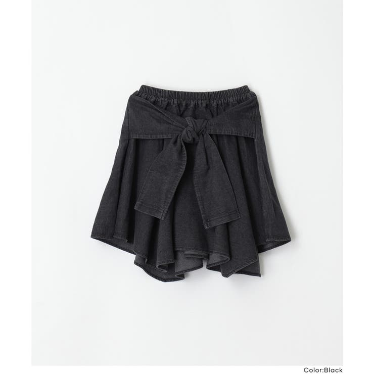 デニム腰巻風スカート  | coca | 詳細画像14 