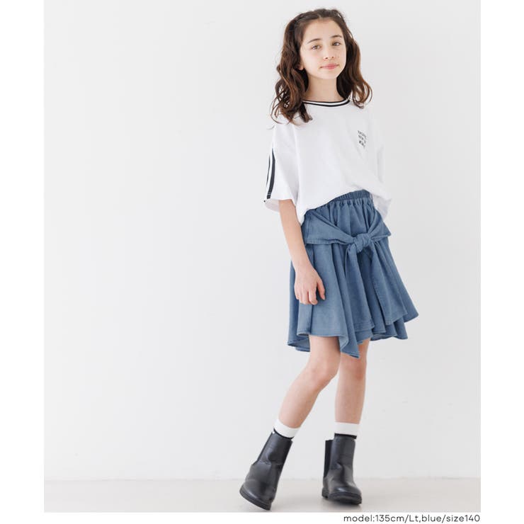 デニム腰巻風スカート  | coca | 詳細画像6 