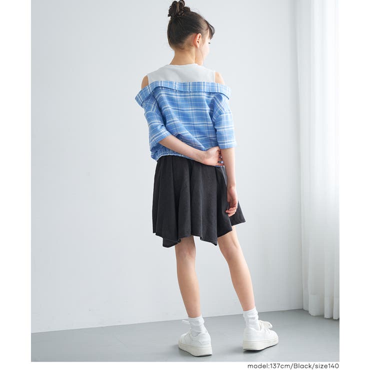 デニム腰巻風スカート  | coca | 詳細画像10 