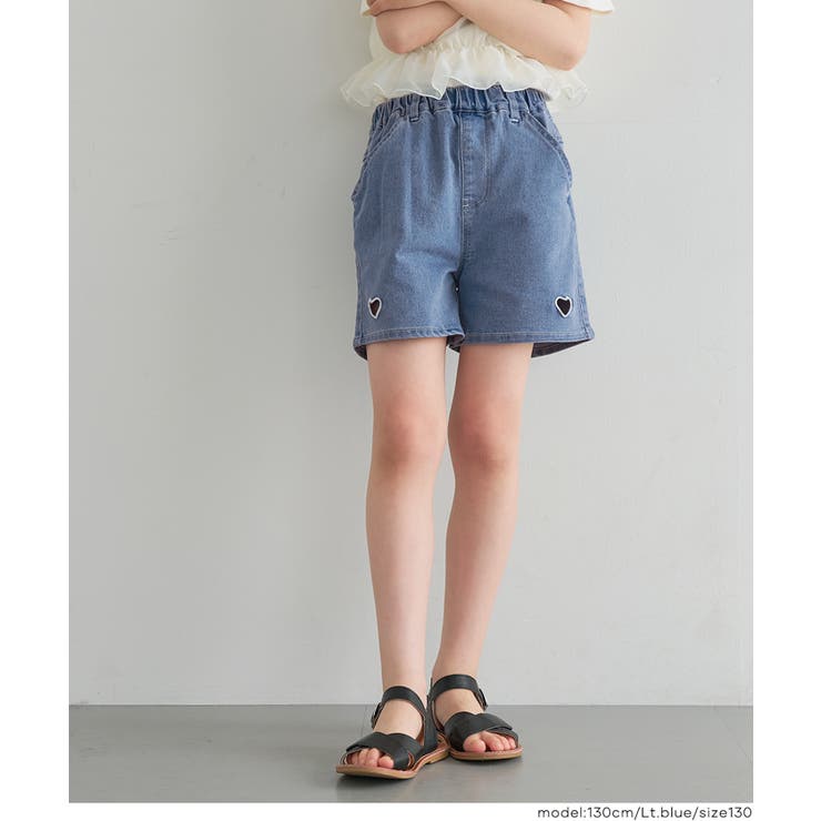 ハート刺繍ショートパンツ | coca | 詳細画像5 