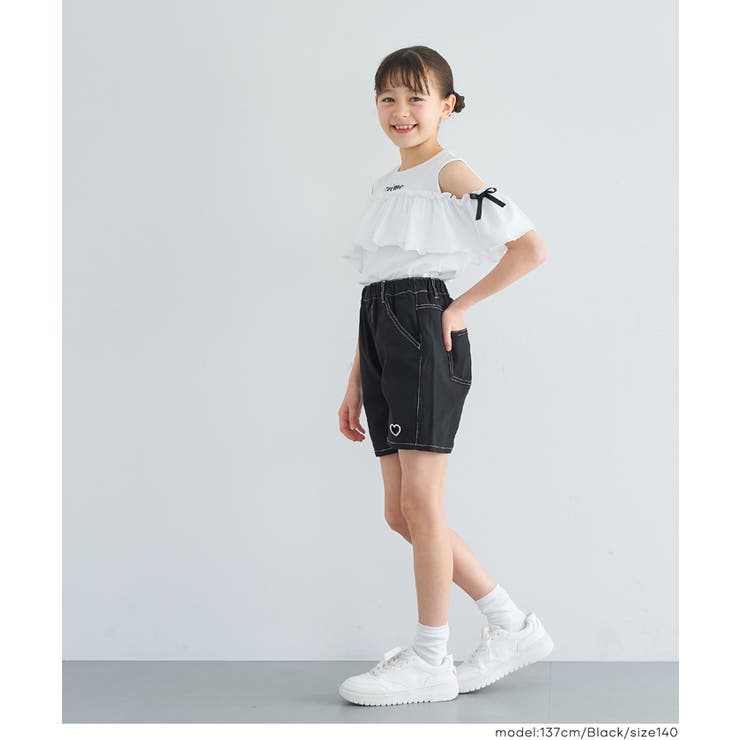 ハート刺繍ショートパンツ | coca | 詳細画像9 