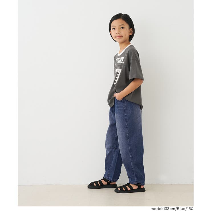 デニムバレルレッグパンツ キッズ | coca | 詳細画像8 