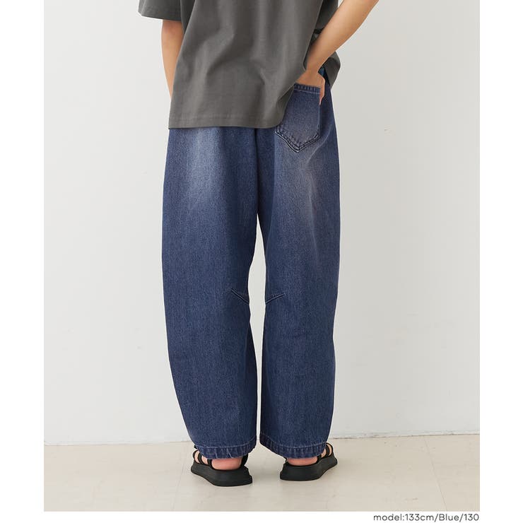デニムバレルレッグパンツ キッズ | coca | 詳細画像9 